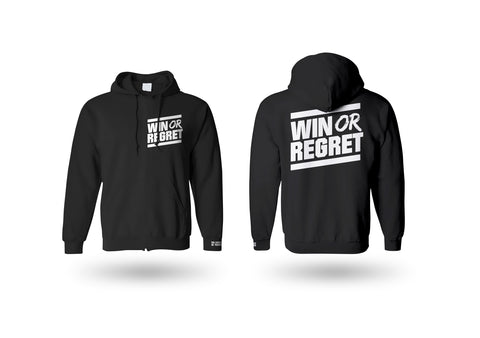 Win or Regret Logo Hoodie