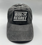 Win Or Regret Charcoal Trucker Hat