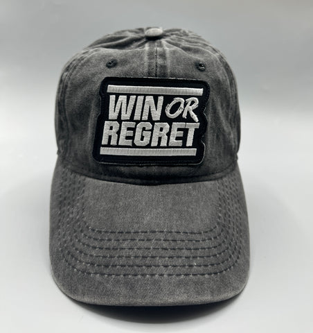 Win Or Regret Charcoal Trucker Hat