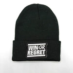 Black Win Or Regret Beanie