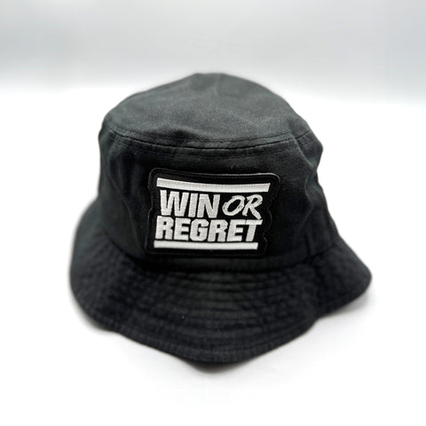 Black Win Or Regret Bucket Hat