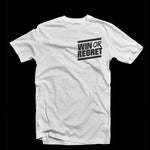 Win Or Regret Black Pocket Logo on White